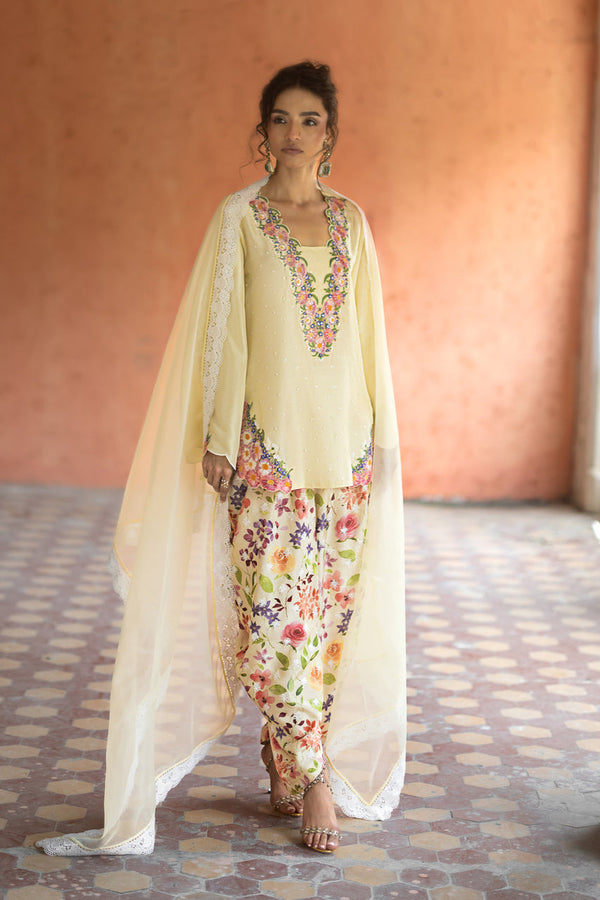 Zainab Chottani | Summer Edition 26 | Butter Fleur - by Libasekhas UK - Registered Vendor of : Zainab Chottani - 100% Original Designer Dress