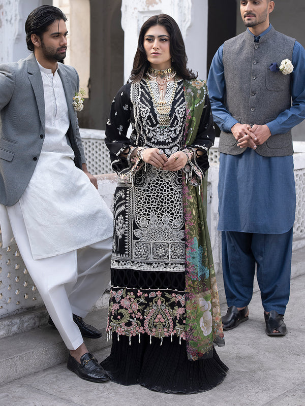 Mahnur | Mahrukh Luxury Lawn 24 | CAMELIA - by - Libasekhas UK - Registered Vendor of : Mahnur - 100% Original Designer Dresss