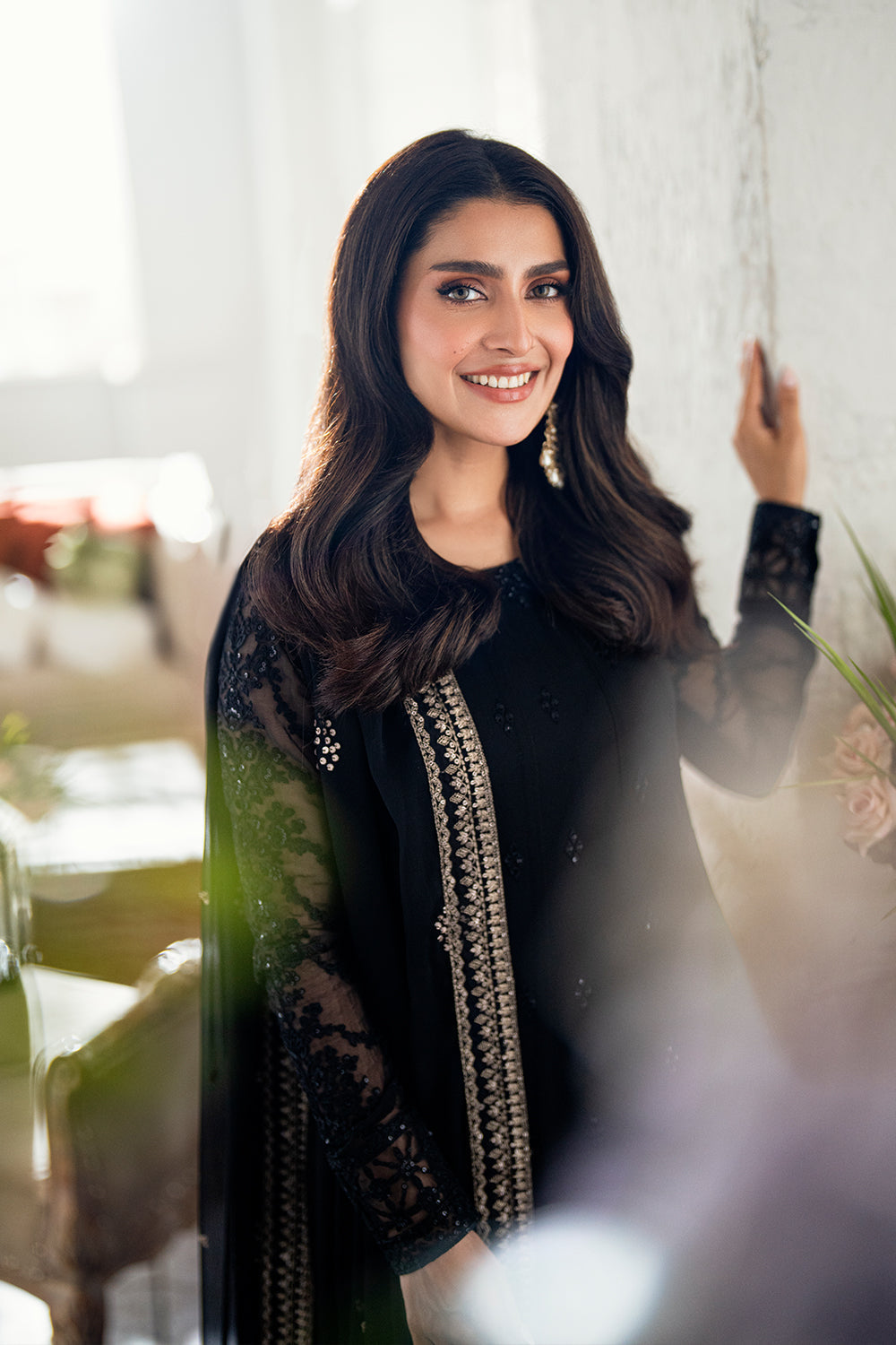 Azure | Luxe Formals | Caviar Noir - by Libasekhas UK - Registered Vendor of : Azure - 100% Original Designer Dress