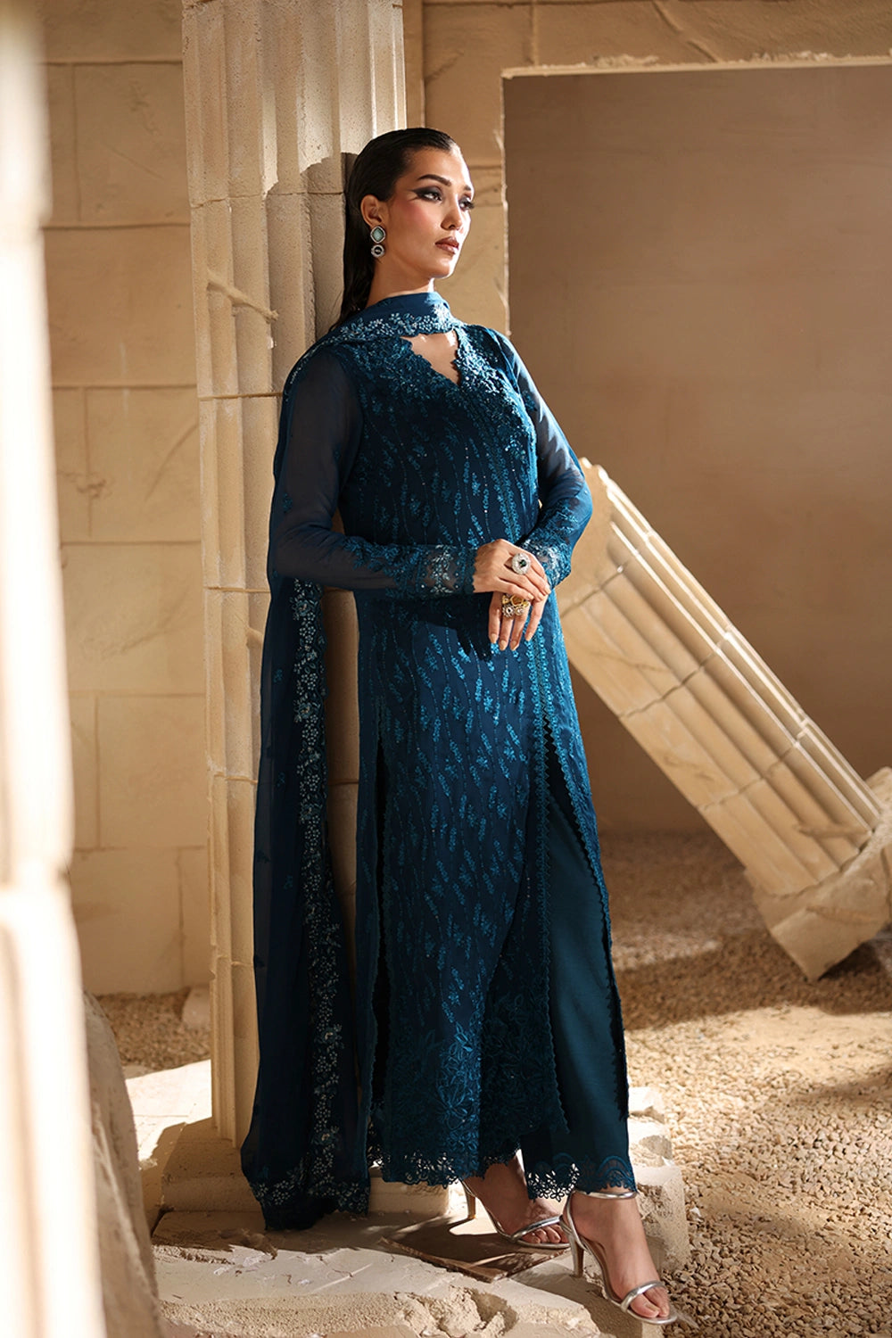Azure | Luxe Formals | Celeste - by Libasekhas UK - Registered Vendor of : Azure - 100% Original Designer Dress