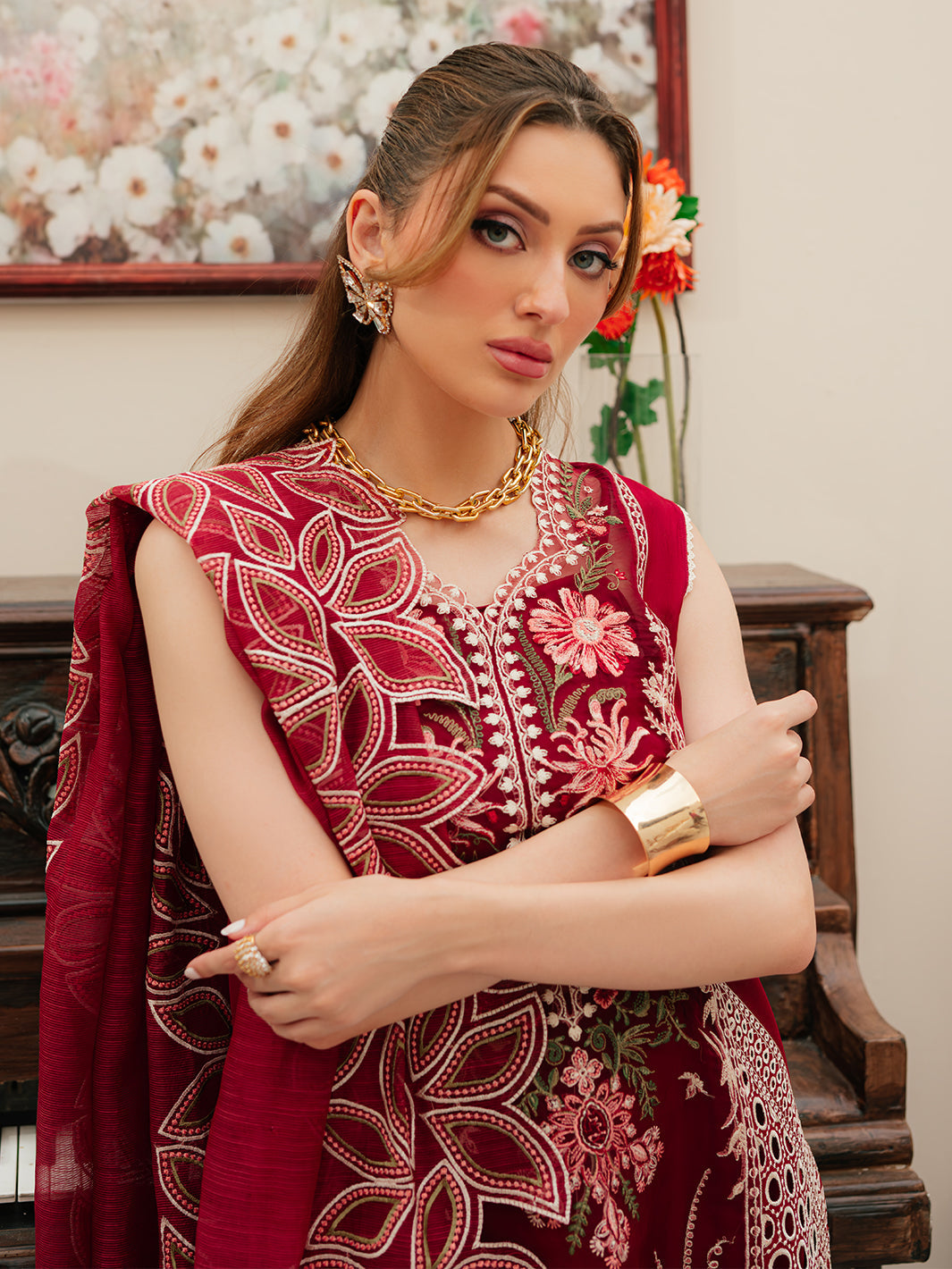 Mahnur | Allenura Luxury Lawn 24 | CELESTIAL - by - Libasekhas UK - Registered Vendor of : Mahnur - 100% Original Designer Dresss