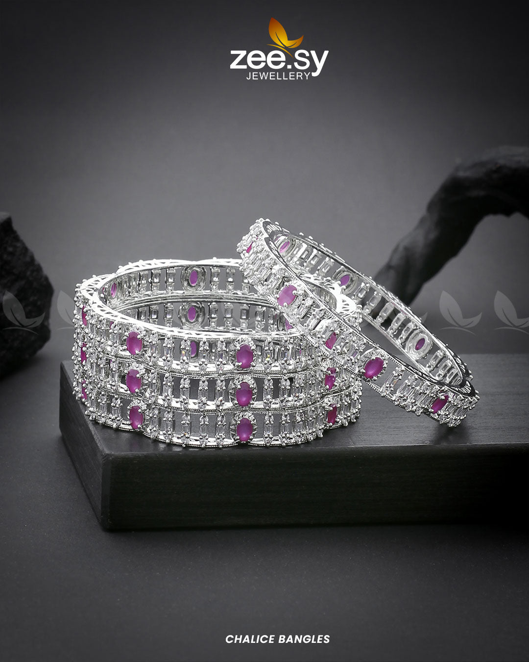 Chalice Bangles - by - Libasekhas UK - Registered Vendor of : Zeesy - 100% Original Designer Dresss
