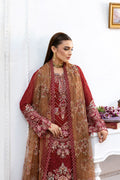 Ramsha | Chevron Chiffon Collection | A-1010 - by - Libasekhas UK - Registered Vendor of : Ramsha - 100% Original Designer Dresss