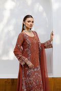 Ramsha | Chevron Chiffon Collection | A-1007 - by - Libasekhas UK - Registered Vendor of : Ramsha - 100% Original Designer Dresss