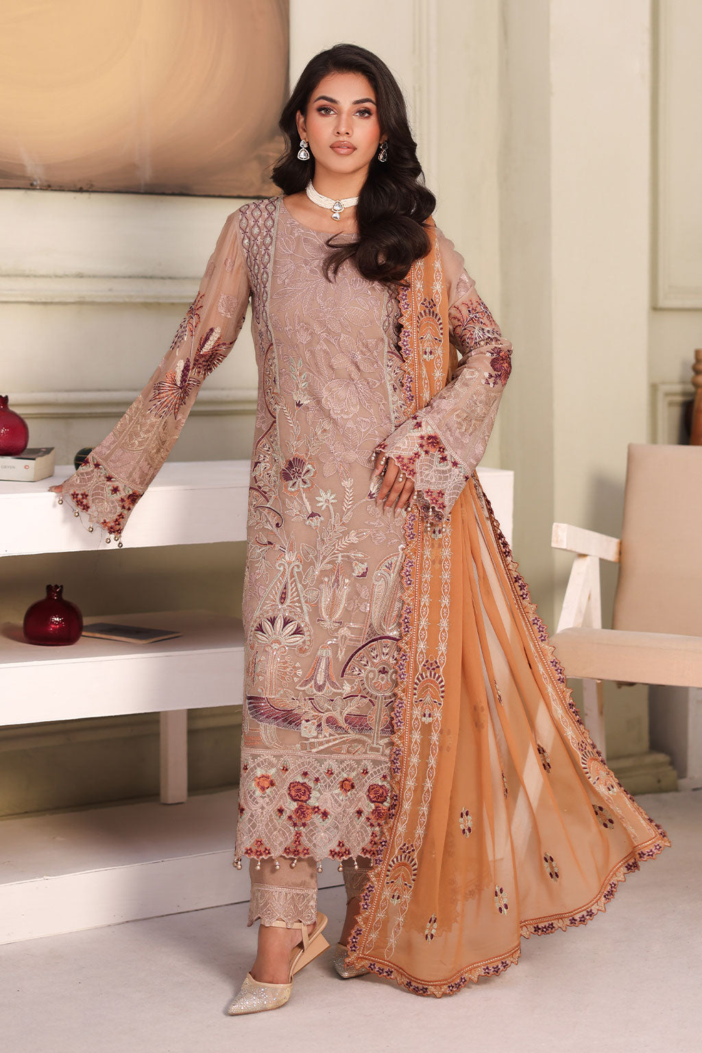 Ramsha | Ramsha Collection | F-2708 - by Libasekhas UK - Registered Vendor of : Ramsha - 100% Original Designer Dress