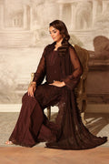 Azure | Ensembles | Cocoa Drape - by Libasekhas UK - Registered Vendor of : Azure - 100% Original Designer Dress