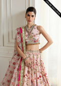 Crimson | A Beautiful Chaos Wedding Collection | Chinoiserie Lehnga - Libasekhas