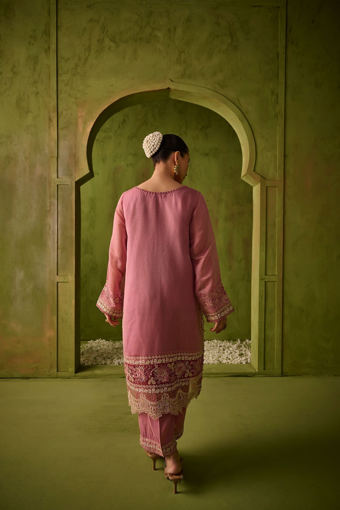 Dhanak | Festive Formals | SS24DU-3193 PINK 3Pcs - Libasekhas