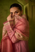 Dhanak | Festive Formals | SS24DU-3193 PINK 3Pcs - by - Libasekhas UK - Registered Vendor of : Saffron - 100% Original Designer Dresss