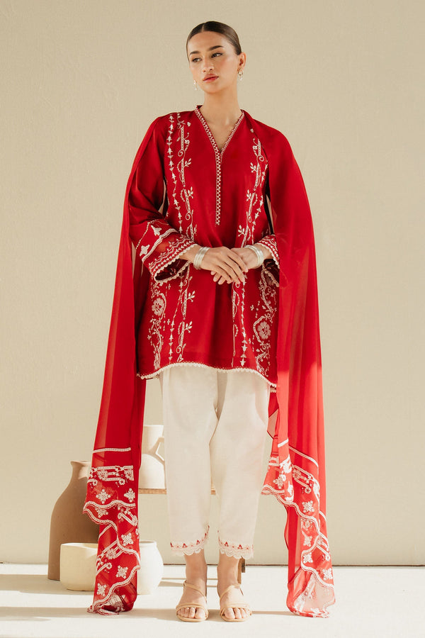 Zara Shahjahan | Eid Pret 25 | CR25P0224 - by - Libasekhas UK - Registered Vendor of : Zara Sahjahan - 100% Original Designer Dresss