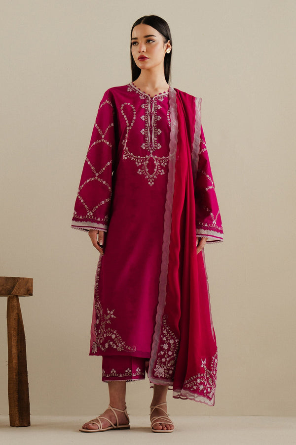 Zara Shahjahan | Eid Pret 25 | CR25P0228 - by - Libasekhas UK - Registered Vendor of : Zara Sahjahan - 100% Original Designer Dresss