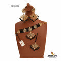 Crystal Necklace-0552 - by - Libasekhas UK - Registered Vendor of : Zeesy - 100% Original Designer Dresss