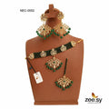 Crystal Necklace-0552 - by - Libasekhas UK - Registered Vendor of : Zeesy - 100% Original Designer Dresss