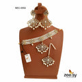 Crystal Necklace-0552 - by - Libasekhas UK - Registered Vendor of : Zeesy - 100% Original Designer Dresss