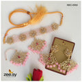 Crystal Necklace-0552 - by - Libasekhas UK - Registered Vendor of : Zeesy - 100% Original Designer Dresss