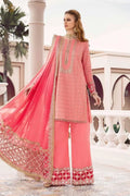 Maria B | Sateen Formals 23 | Candy Pink CST-701 - by - Libasekhas UK - Registered Vendor of : Maria B - 100% Original Designer Dresss