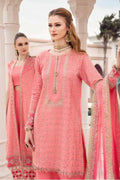 Maria B | Sateen Formals 23 | Candy Pink CST-701 - by - Libasekhas UK - Registered Vendor of : Maria B - 100% Original Designer Dresss