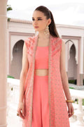 Maria B | Sateen Formals 23 | Candy Pink CST-701 - by - Libasekhas UK - Registered Vendor of : Maria B - 100% Original Designer Dresss