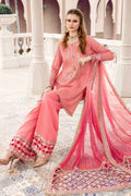 Maria B | Sateen Formals 23 | Candy Pink CST-701 - by - Libasekhas UK - Registered Vendor of : Maria B - 100% Original Designer Dresss
