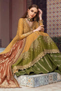 Maria B | Sateen Formals 23 | Mustard CST-702 - by - Libasekhas UK - Registered Vendor of : Maria B - 100% Original Designer Dresss