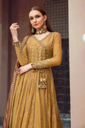 Maria B | Sateen Formals 23 | Mustard CST-702 - by - Libasekhas UK - Registered Vendor of : Maria B - 100% Original Designer Dresss