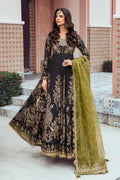 Maria B | Sateen Formals 23 | Black CST-703 - by - Libasekhas UK - Registered Vendor of : Maria B - 100% Original Designer Dresss