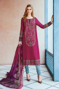 Maria B | Sateen Formals 23 | Magenta CST-704 - by - Libasekhas UK - Registered Vendor of : Maria B - 100% Original Designer Dresss