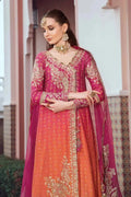 Maria B | Sateen Formals 23 | Fuchsia Pink CST-709 - by - Libasekhas UK - Registered Vendor of : Maria B - 100% Original Designer Dresss