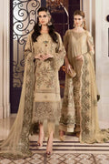 Maria B | Sateen Formals 23 | Beige CST-712 - by - Libasekhas UK - Registered Vendor of : Maria B - 100% Original Designer Dresss