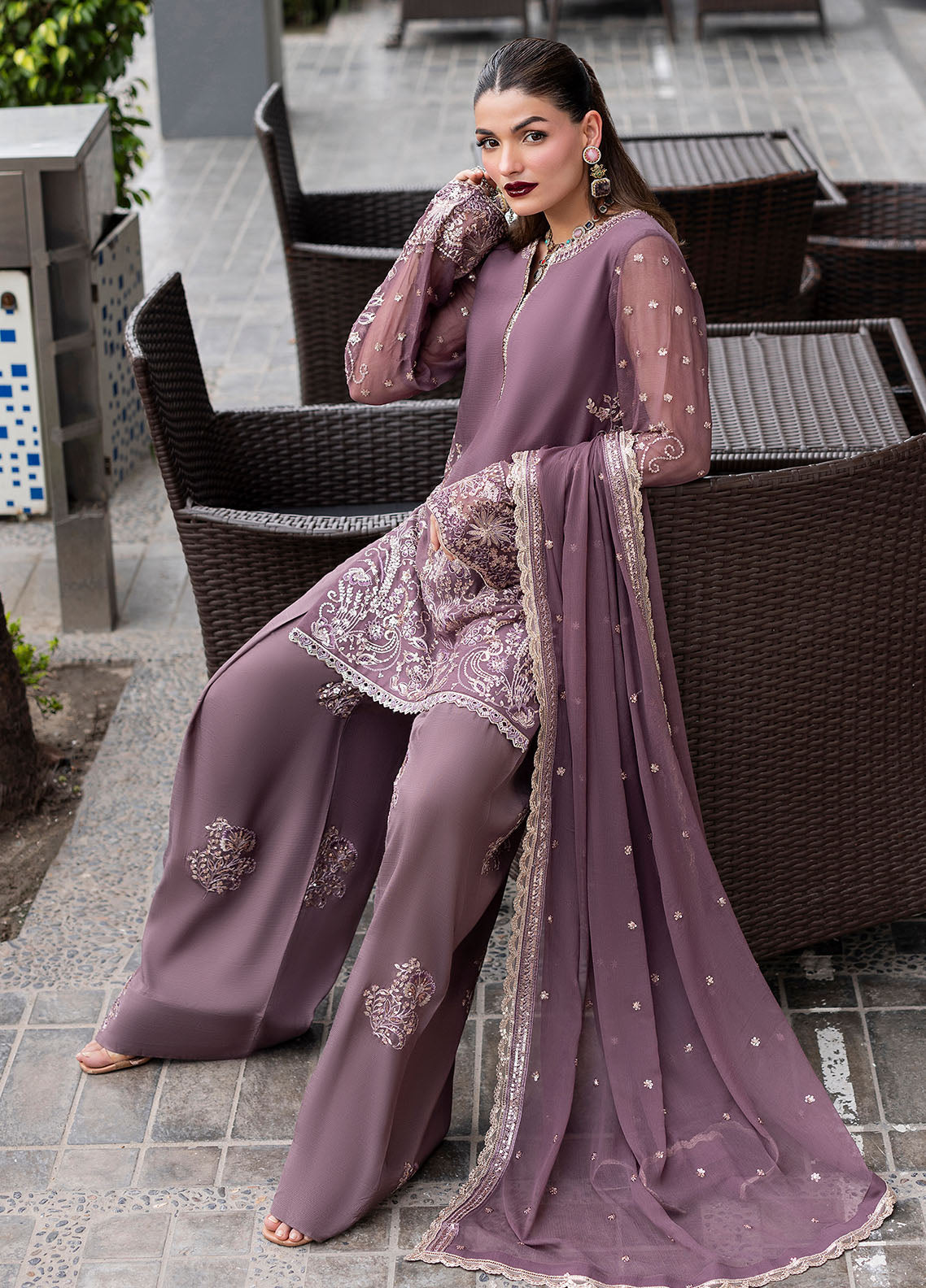 Sahane | At First Glance | CT 25005 Roseate - by Libasekhas UK - Registered Vendor of : Sahane - 100% Original Designer Dress