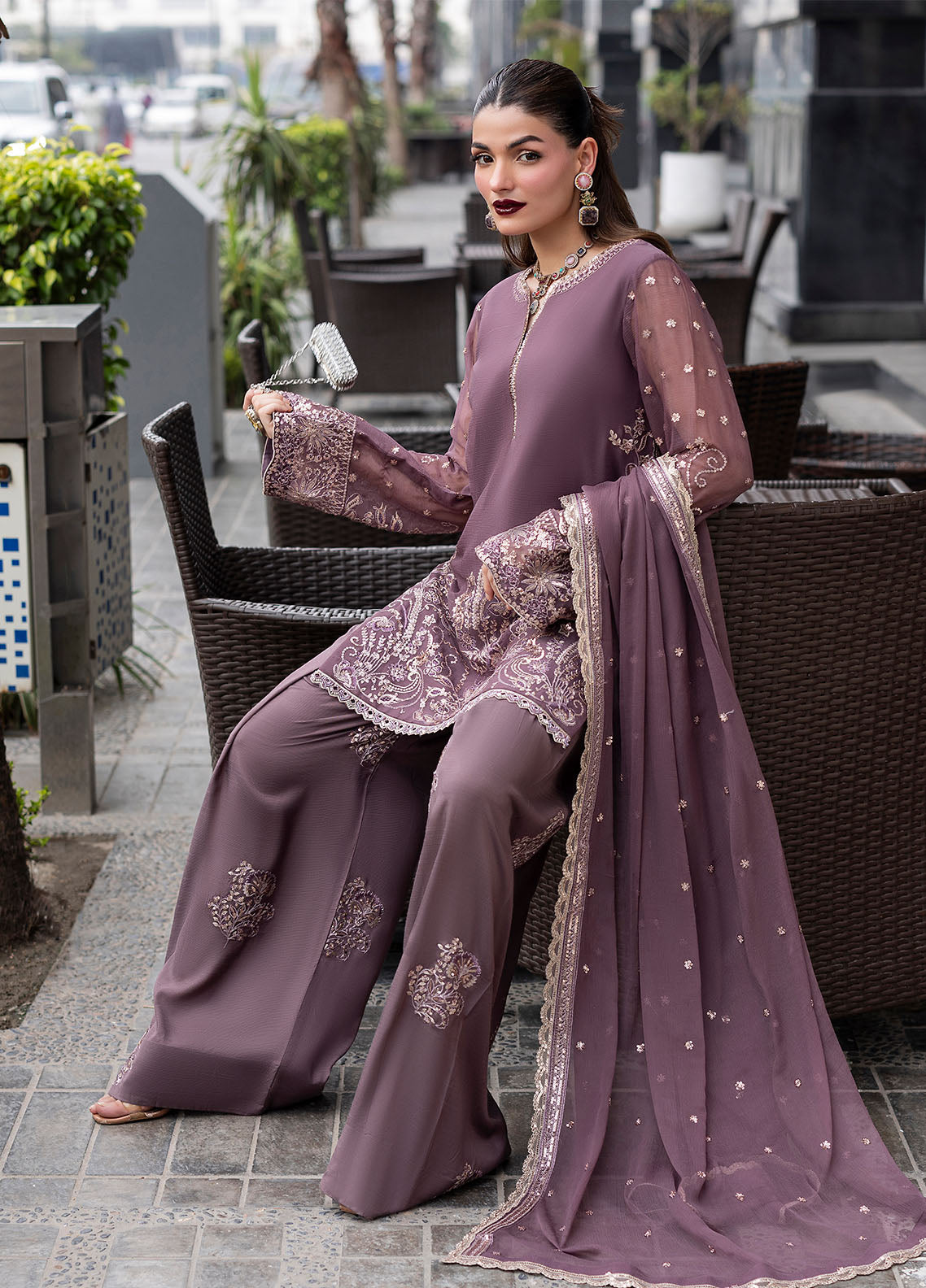 Sahane | At First Glance | CT 25005 Roseate - by Libasekhas UK - Registered Vendor of : Sahane - 100% Original Designer Dress