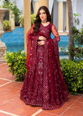 Sahane | Haye Dil Wedding Formals | CT 29009 Crimson HeartBeat - by Libasekhas UK - Registered Vendor of : Sahane - 100% Original Designer Dress