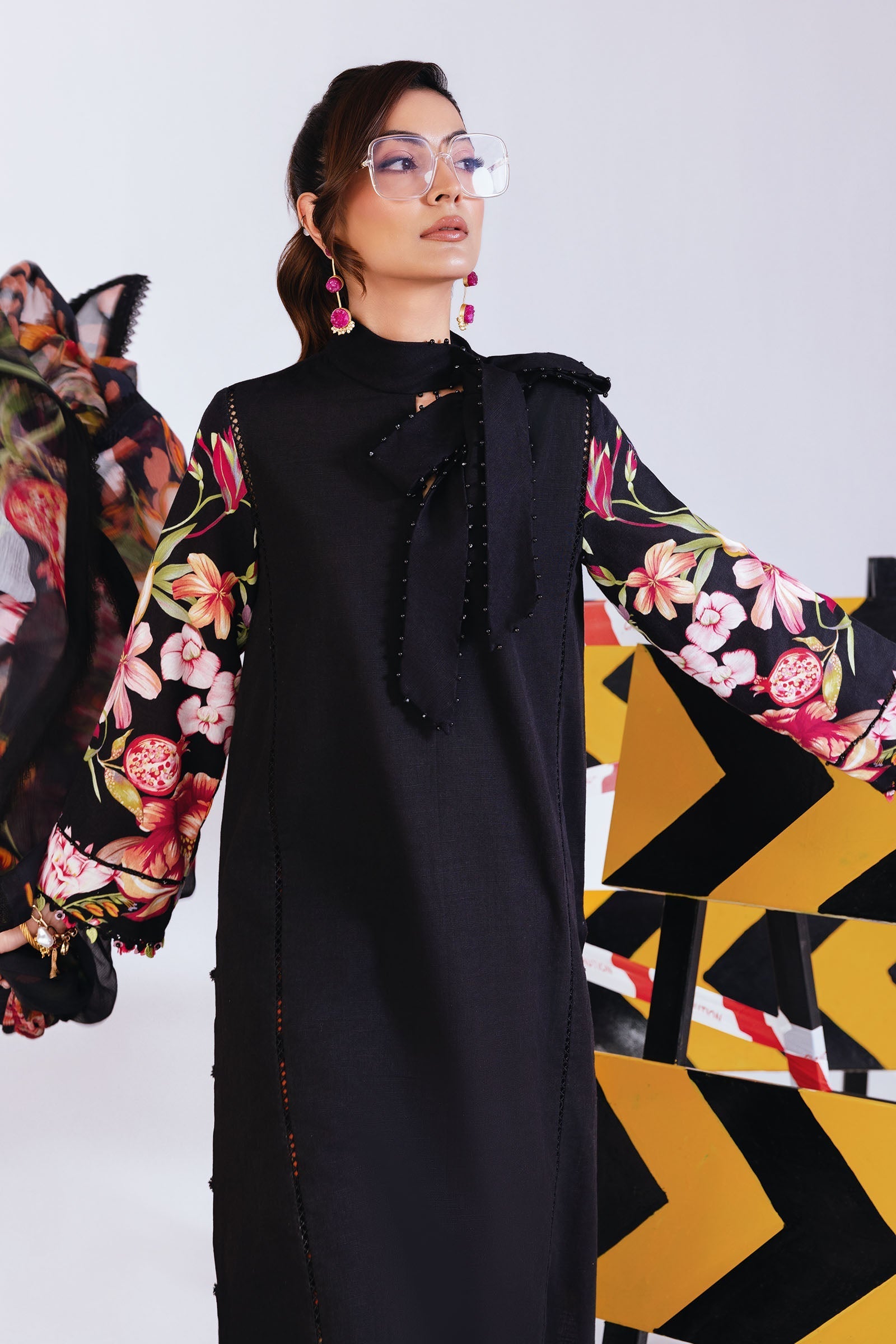 Maria B | Winter Basics 25 | MB-CUS25-1101B - by Libasekhas UK - Registered Vendor of : Maria B - 100% Original Designer Dress