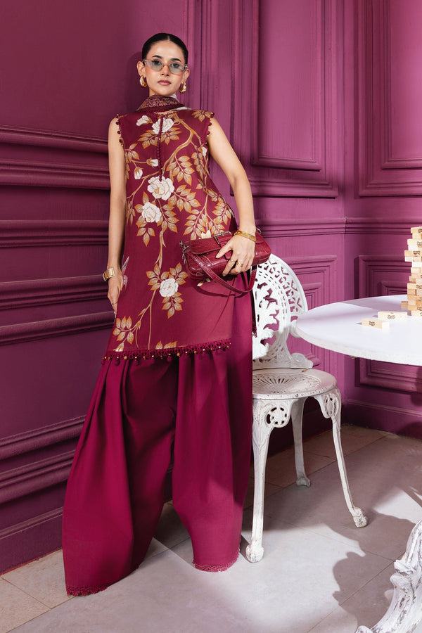 Maria B | Winter Basics 25 | MB-CUS25-1102B - by Libasekhas UK - Registered Vendor of : Maria B - 100% Original Designer Dress