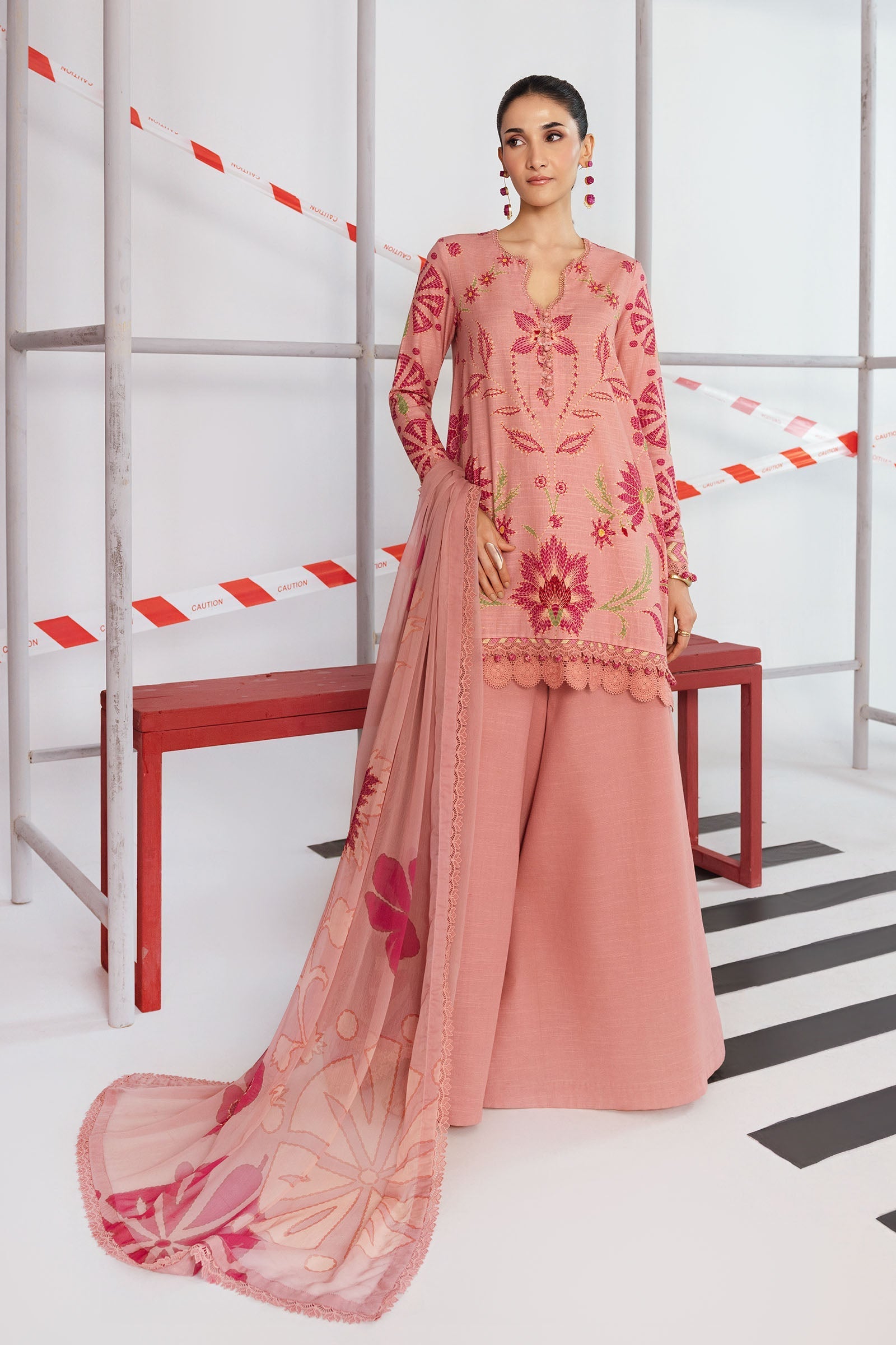 Maria B | Winter Basics 25 | MB-CUS25-1104A - by Libasekhas UK - Registered Vendor of : Maria B - 100% Original Designer Dress