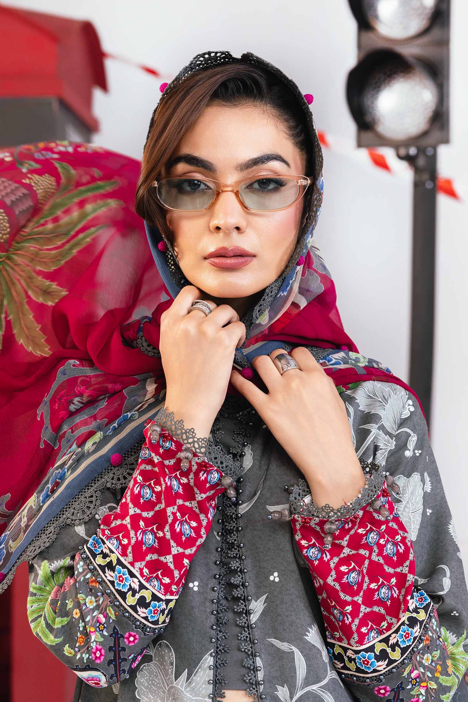 Maria B | Winter Basics 25 | MB-CUS25-1106A - by Libasekhas UK - Registered Vendor of : Maria B - 100% Original Designer Dress