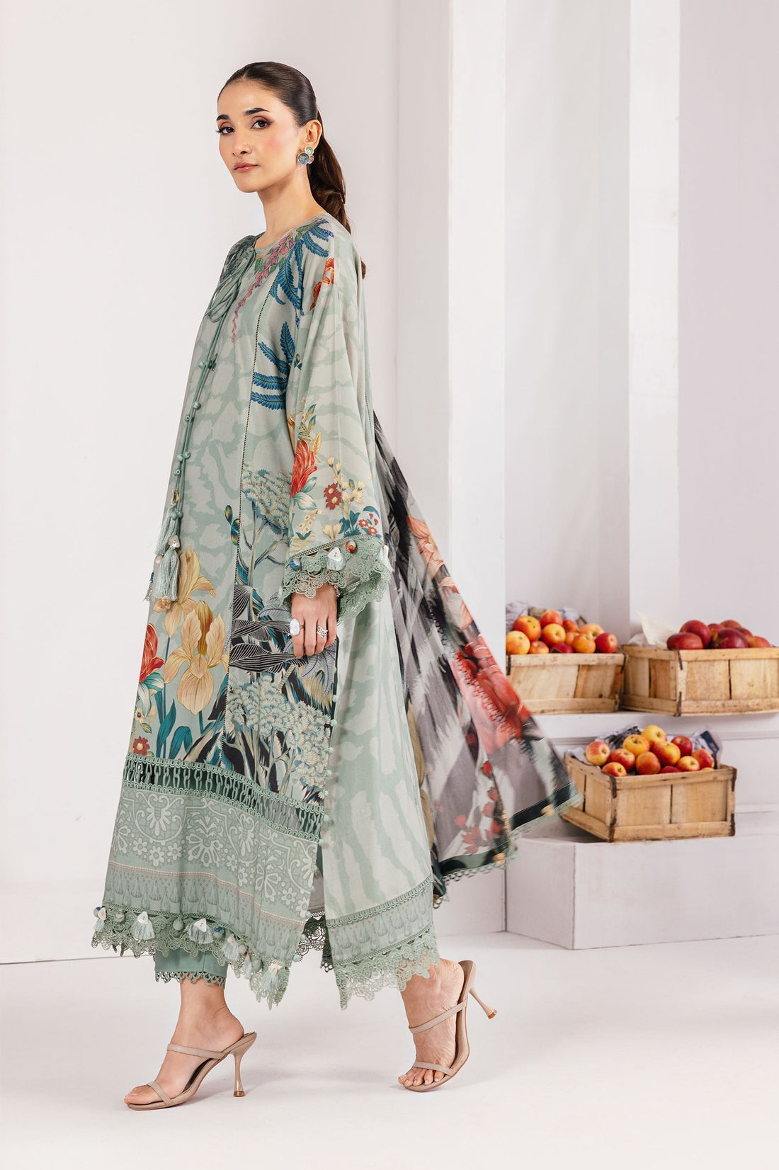 Maria B | Winter Basics 25 | MB-CUS25-1109A - by Libasekhas UK - Registered Vendor of : Maria B - 100% Original Designer Dress