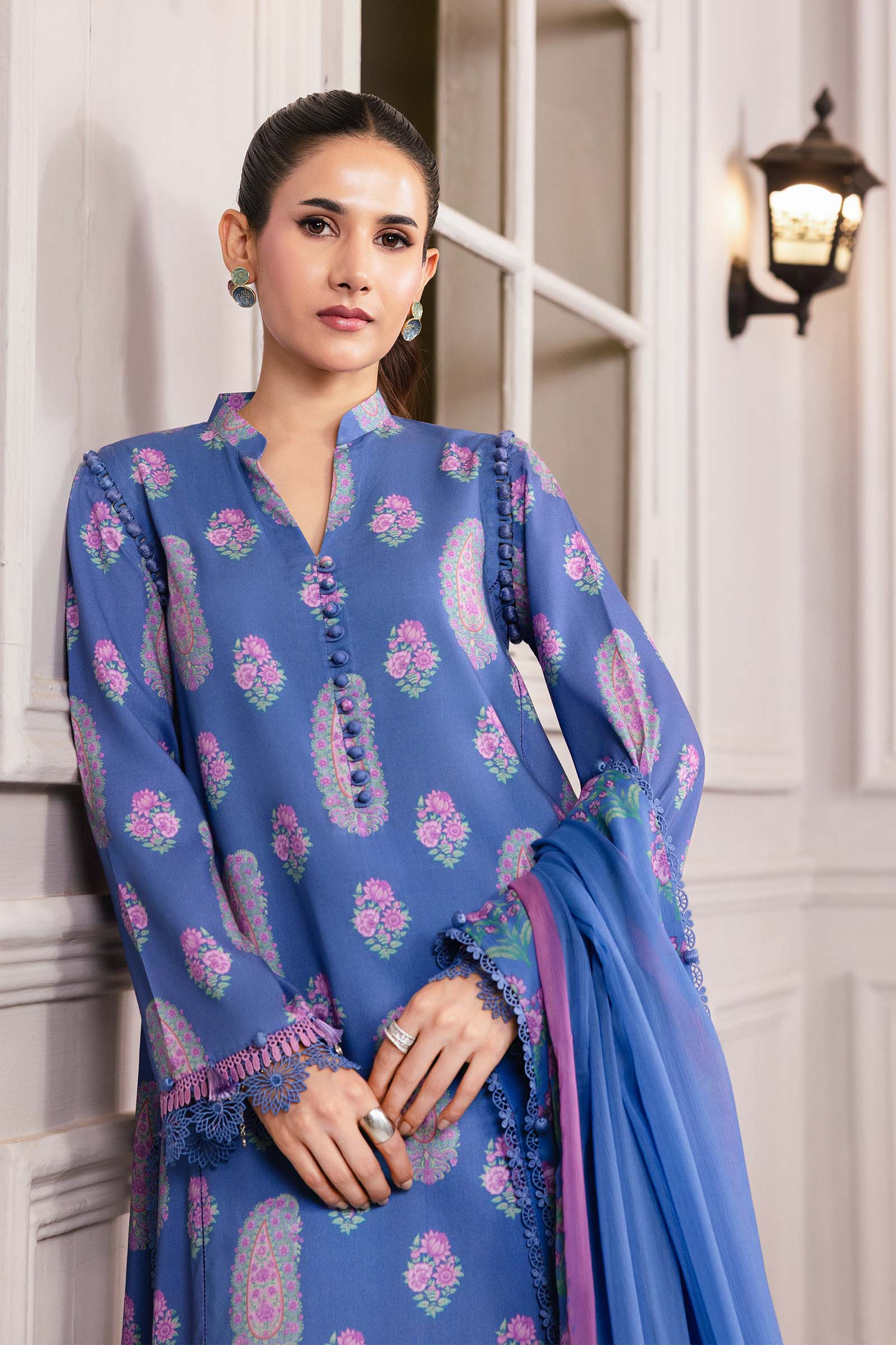 Maria B | Winter Basics 25 | MB-CUS25-1110B - by Libasekhas UK - Registered Vendor of : Maria B - 100% Original Designer Dress