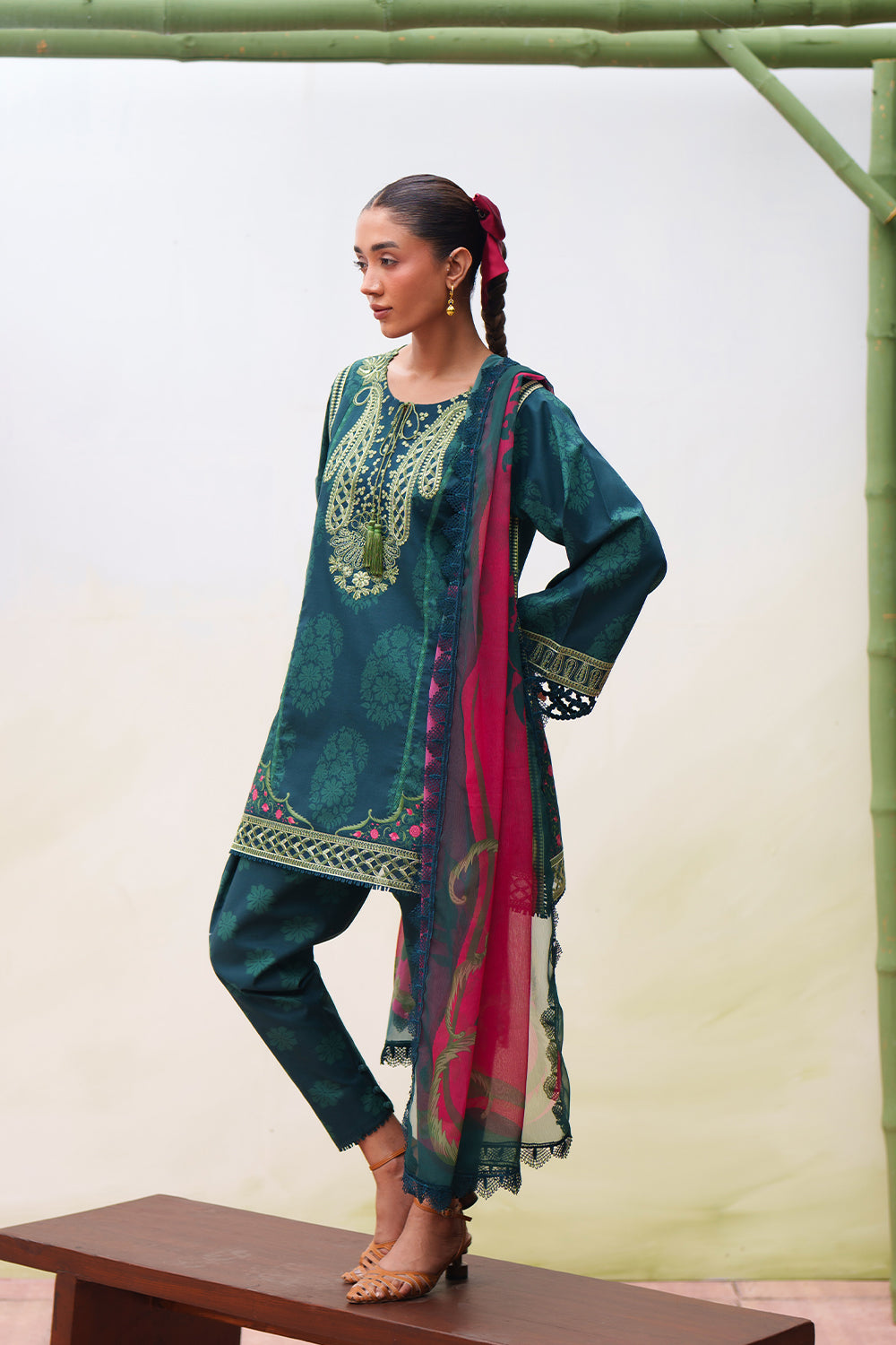 Saira Rizwan | Laanem SS 26 | NAYRA-B-SRL26-01 - by Libasekhas UK - Registered Vendor of : Saira Rizwan - 100% Original Designer Dress