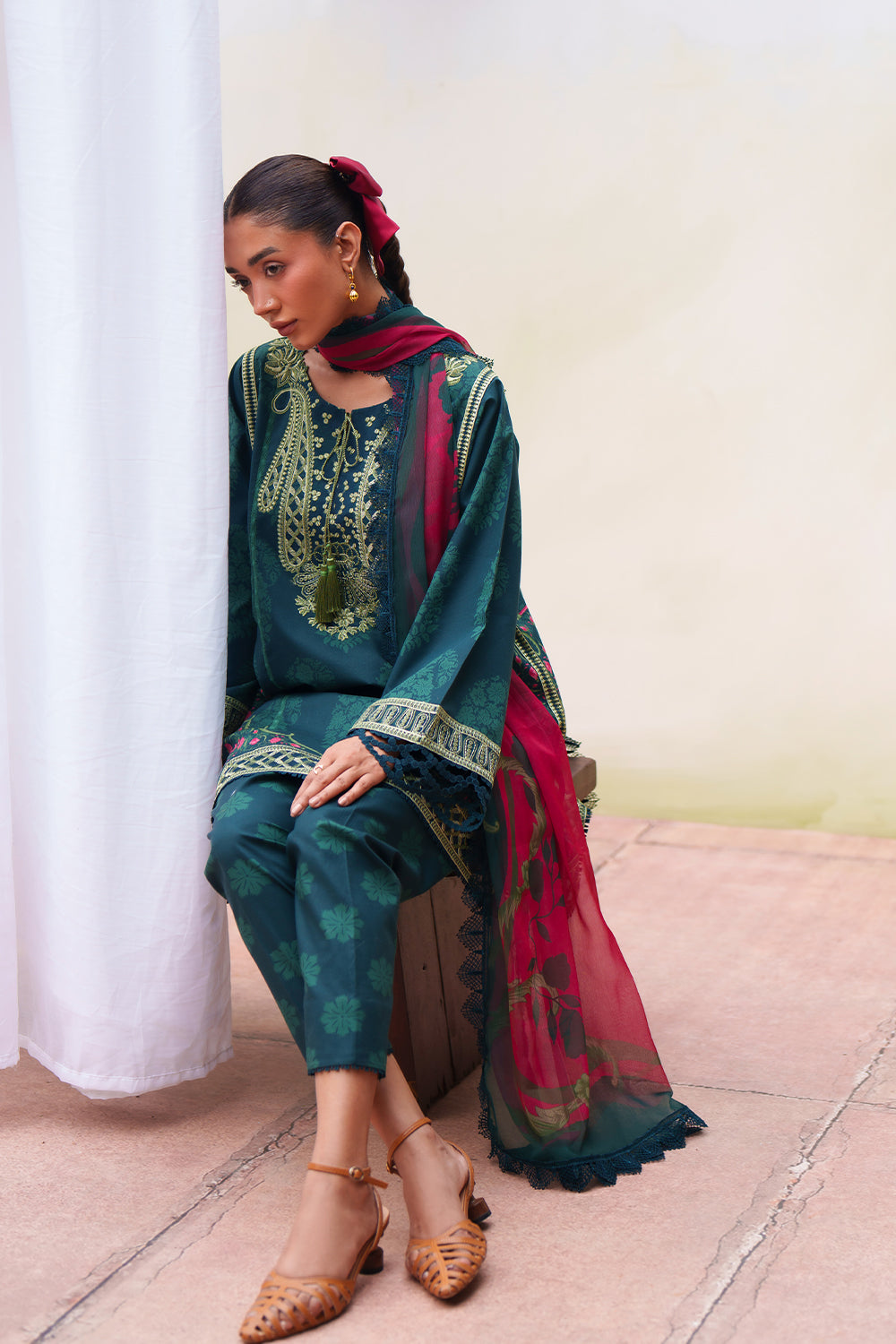 Saira Rizwan | Laanem SS 26 | NAYRA-B-SRL26-01 - by Libasekhas UK - Registered Vendor of : Saira Rizwan - 100% Original Designer Dress