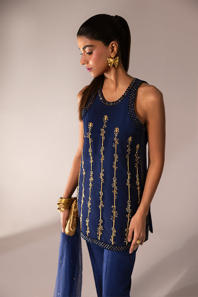Caia | Regine Luxury Formal23 | SAPPHIRE - by - Libasekhas UK - Registered Vendor of : Caia - 100% Original Designer Dresss