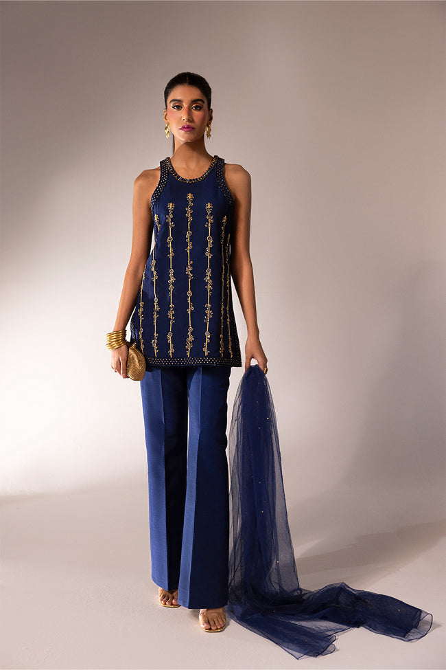 Caia | Regine Luxury Formal23 | SAPPHIRE - by - Libasekhas UK - Registered Vendor of : Caia - 100% Original Designer Dresss