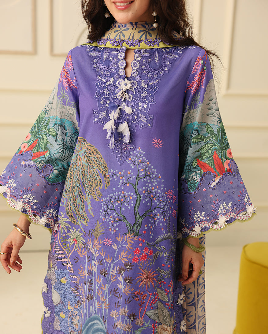 Mushq | Soleil Prints | Camellia Kiss - by Libasekhas UK - Registered Vendor of : Mushq - 100% Original Designer Dress