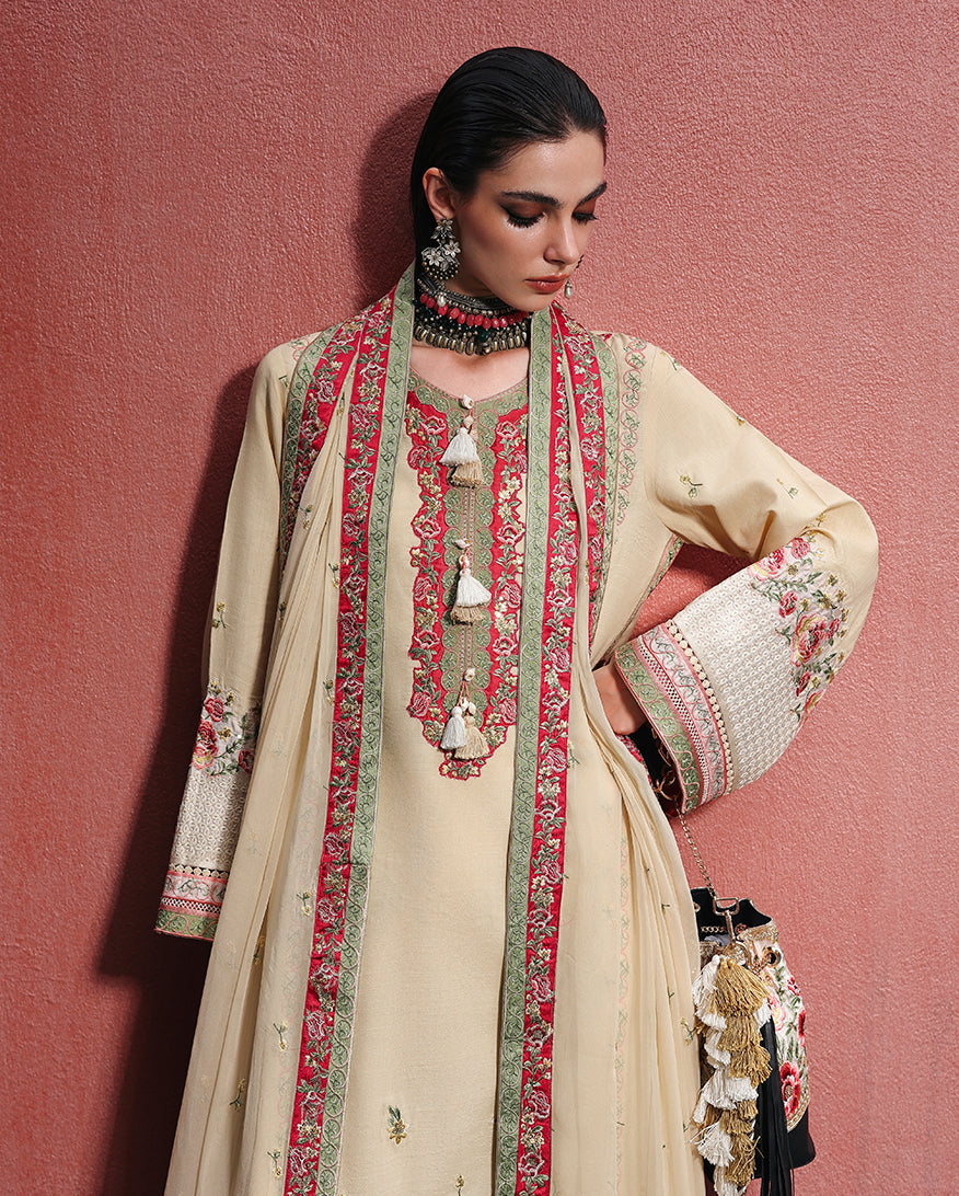 Mushq | Nuvera Rawsilk | Cardinal Gem - by Libasekhas UK - Registered Vendor of : Mushq - 100% Original Designer Dress