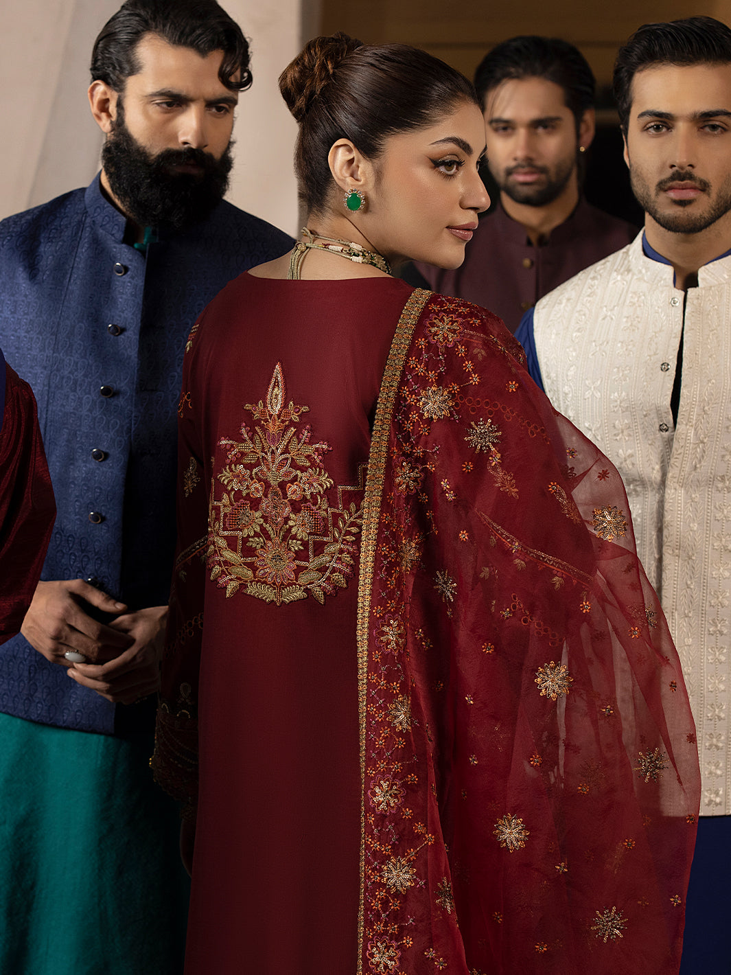 Mahnur | Mahrukh Luxury Lawn 24 | CARNATION - by - Libasekhas UK - Registered Vendor of : Mahnur - 100% Original Designer Dresss