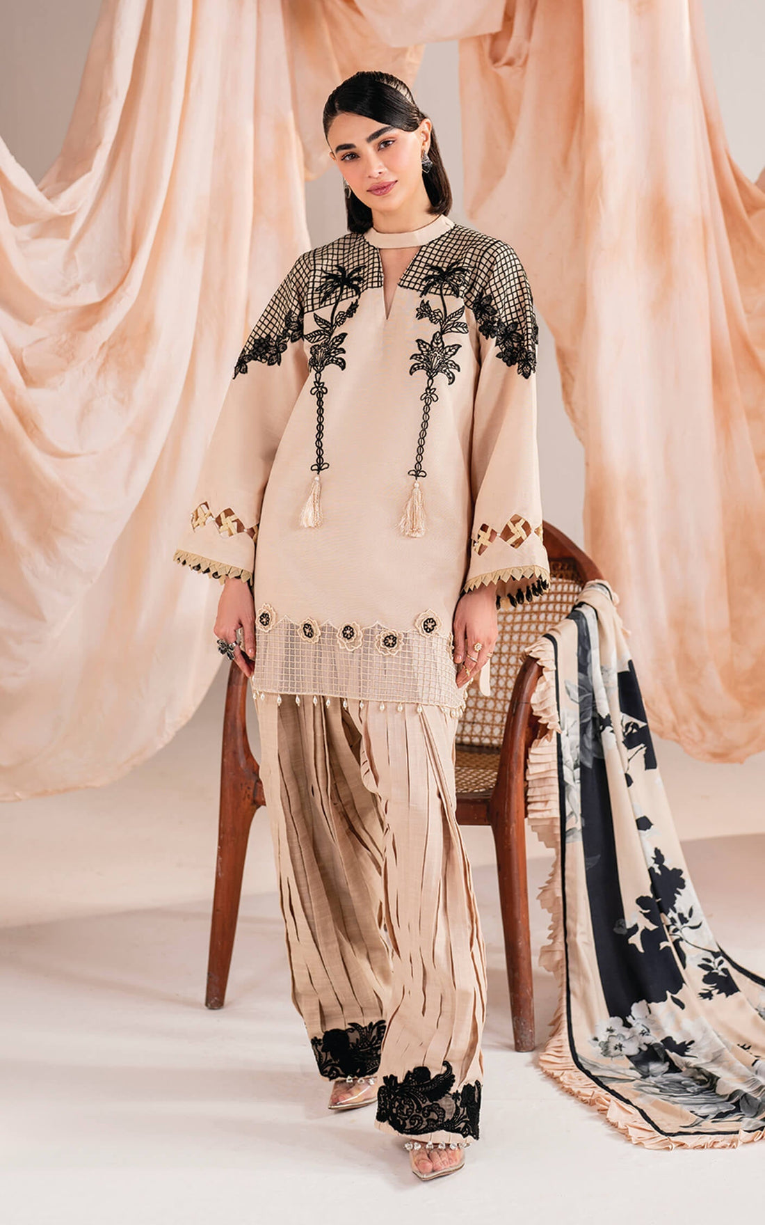 Asifa and Nabeel | Winter Meraki 24 | Cascade-MW-13 - by - Libasekhas UK - Registered Vendor of : Asifa and Nabeel - 100% Original Designer Dresss