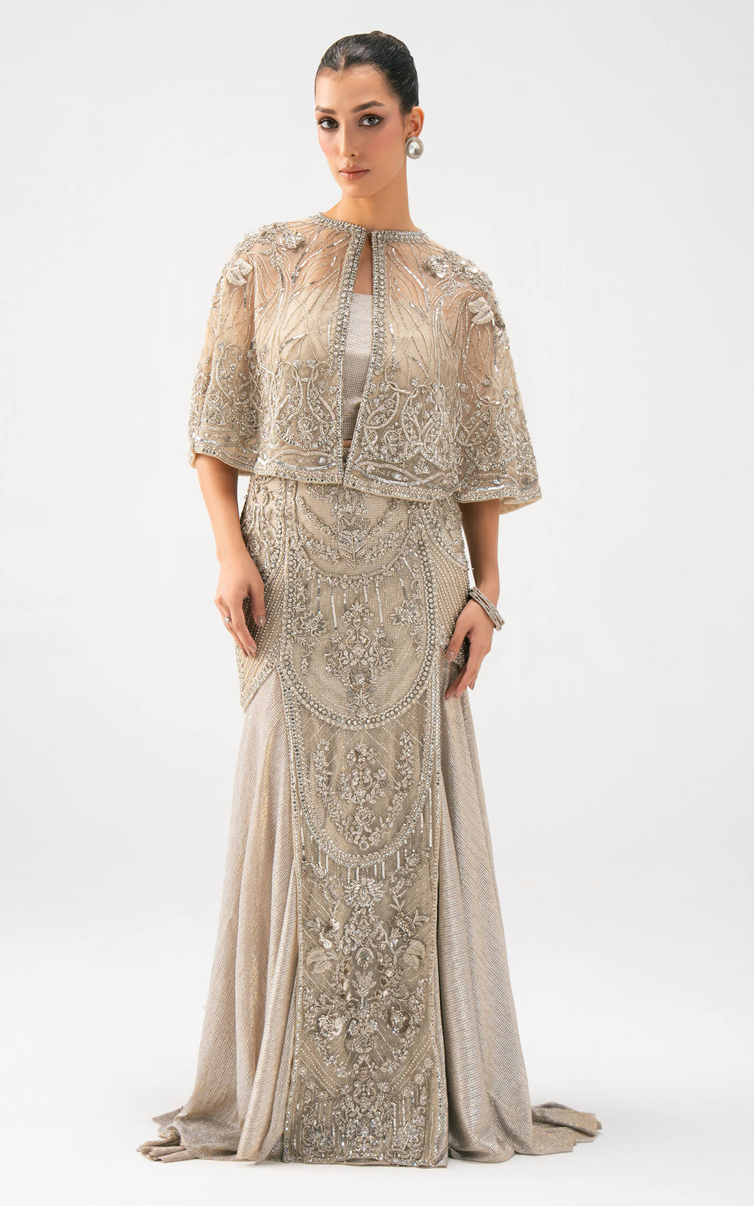 Asifa and Nabeel | Lyle Luxury Formals 25 | Celeste Embellished Gown - by Libasekhas UK - Registered Vendor of : Asifa and Nabeel - 100% Original Designer Dress