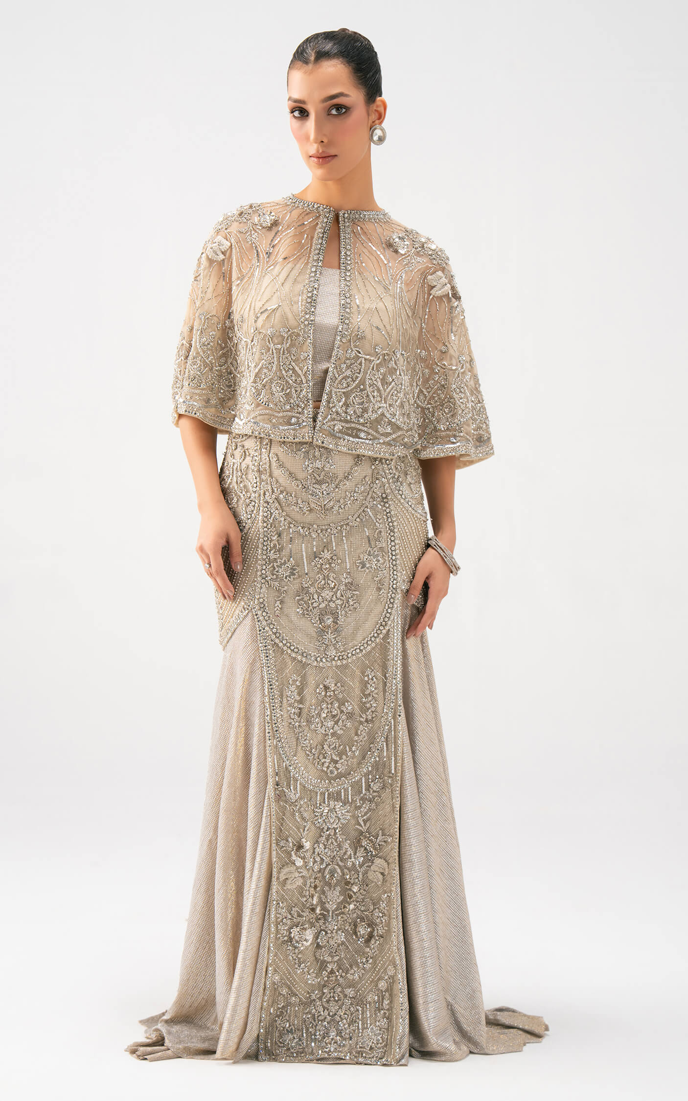 Asifa and Nabeel | Lyle Luxury Formals 25 | Celeste Embellished Gown - by Libasekhas UK - Registered Vendor of : Asifa and Nabeel - 100% Original Designer Dress