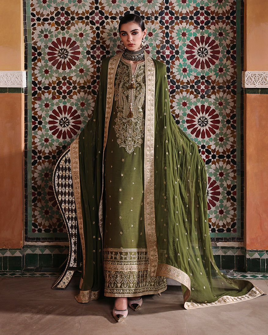 Mushq | Nuvera Rawsilk | Celestia Crown - by Libasekhas UK - Registered Vendor of : Mushq - 100% Original Designer Dress