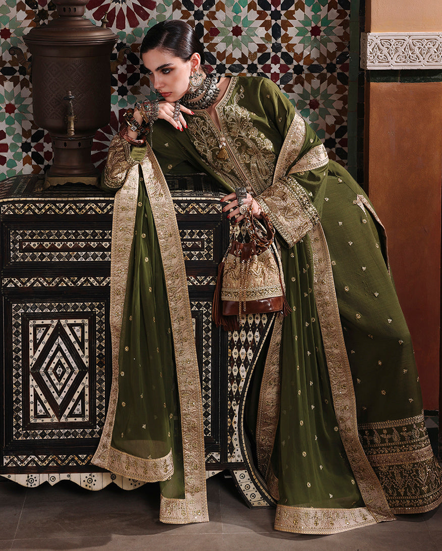 Mushq | Nuvera Rawsilk | Celestia Crown - by Libasekhas UK - Registered Vendor of : Mushq - 100% Original Designer Dress